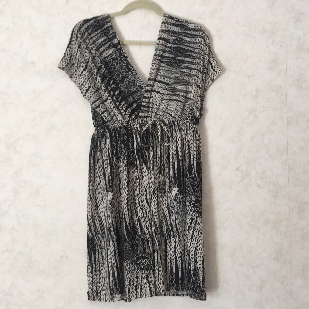 Soft v neck dress.